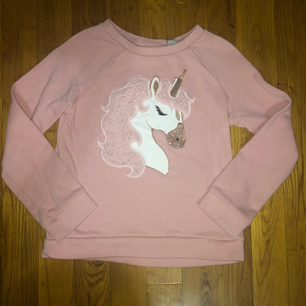 Six Toddler girl sweatshirt bundle